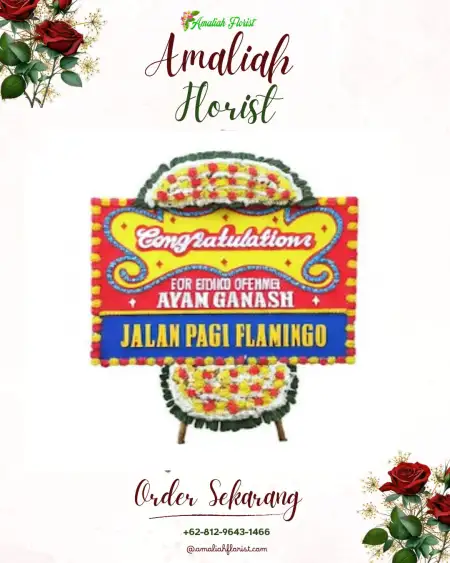 Sewa Papan Bunga Solor